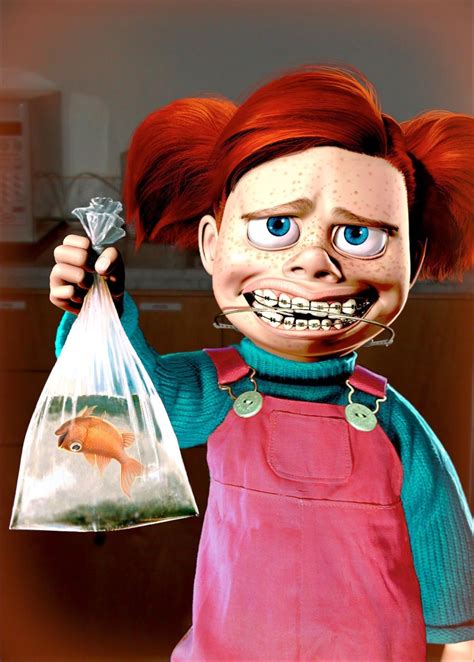 fish with braces finding nemo|Darla 